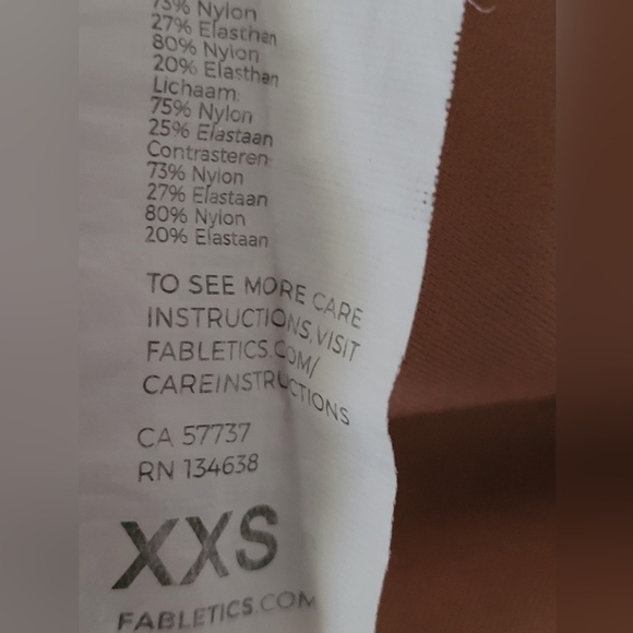 Fabletics High Rise Motion365 Reflective 7/8 Stretch Pink Rose Leggings XXS - Picture 8 of 8